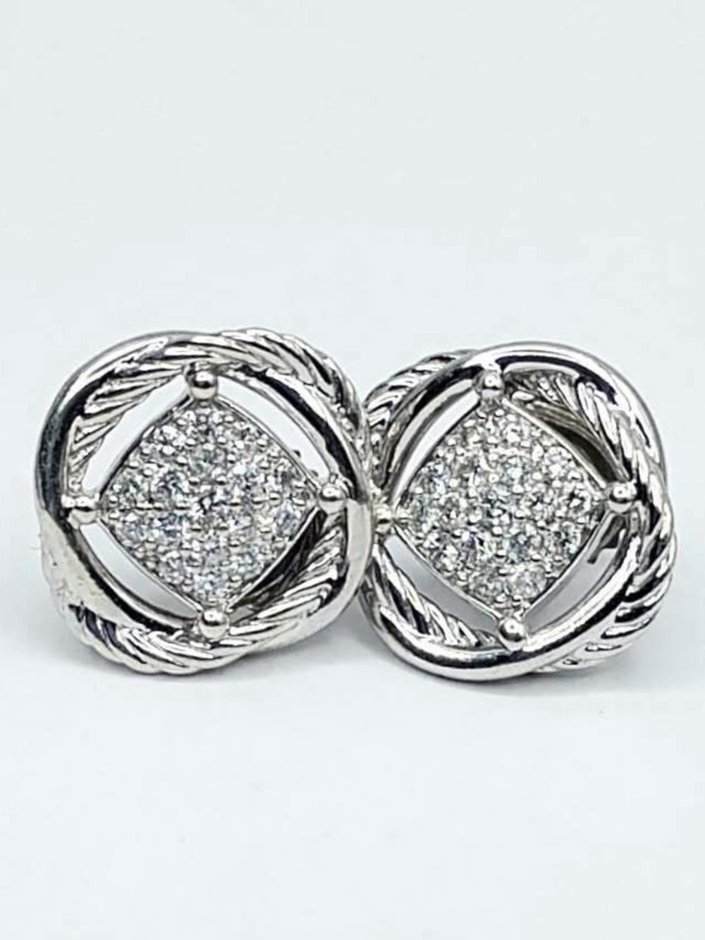David Yurman Infinity Diamond Earrings